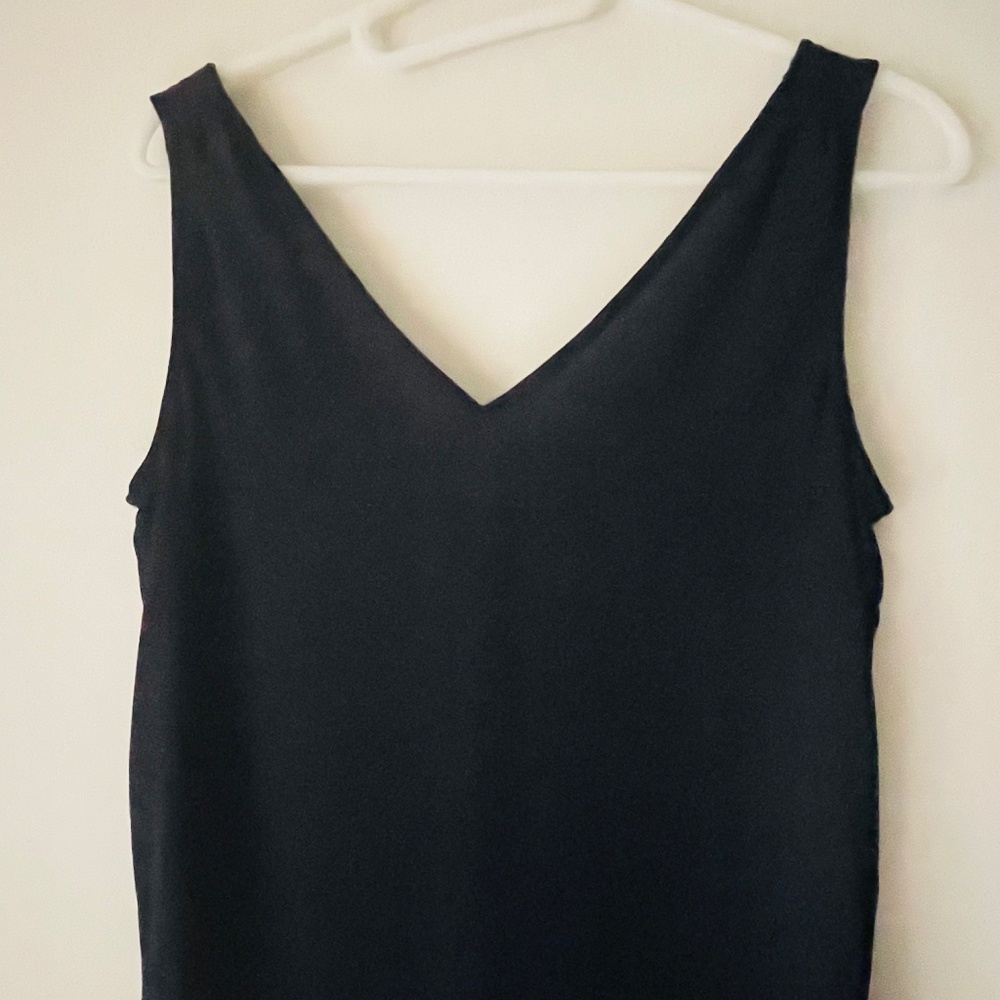 J. Crew “XS” XXS Navy Blue Minimalist Maxi Dress - Picture 5 of 5